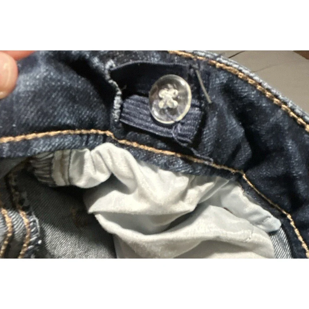 SO Girls, Medium Wash Denim, Bermuda Shorts Cuffed, 5-Pocket: Size 14